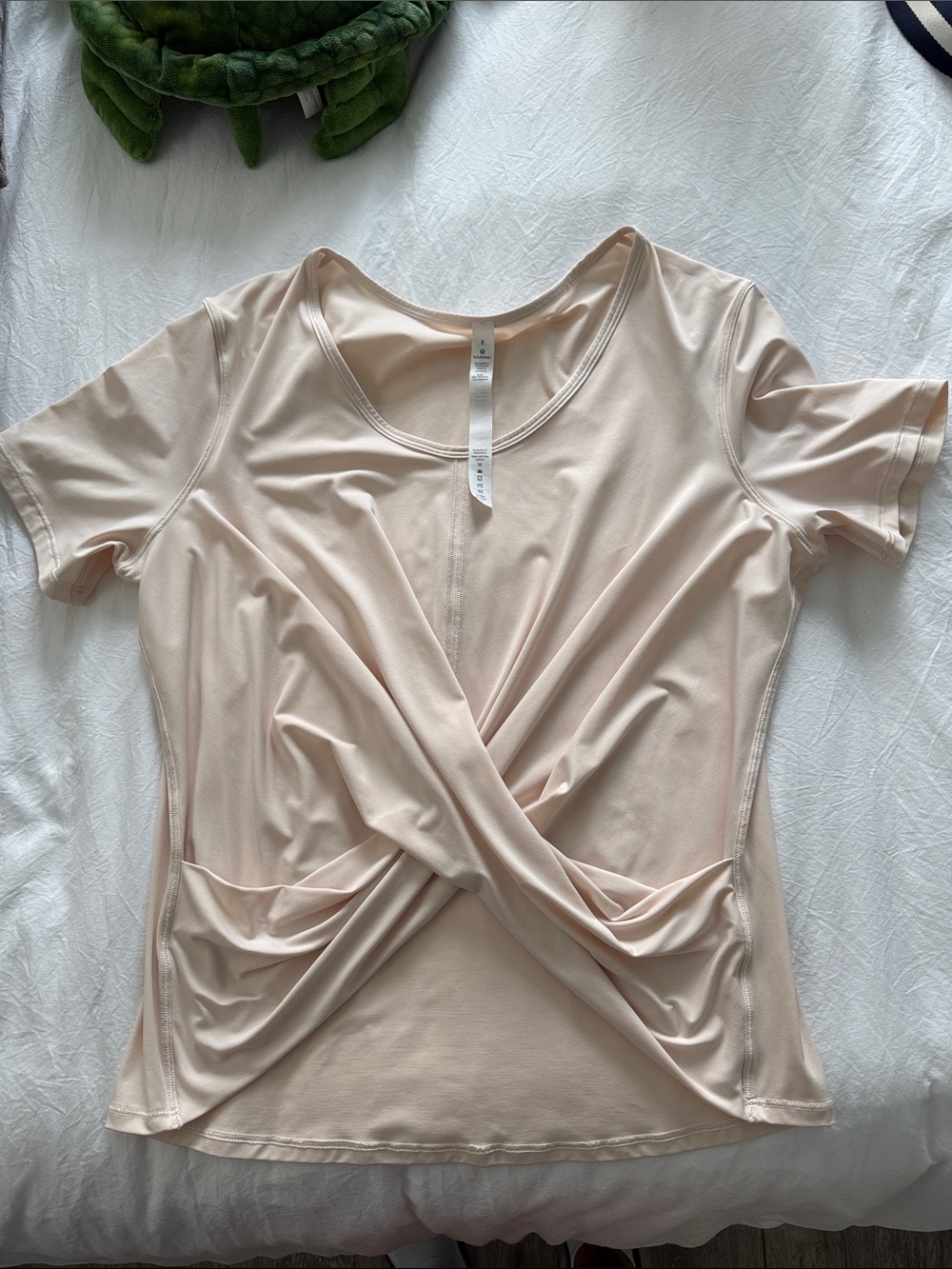 Lululemon Women’s Twist-Front Short Sleeve Top - Cream